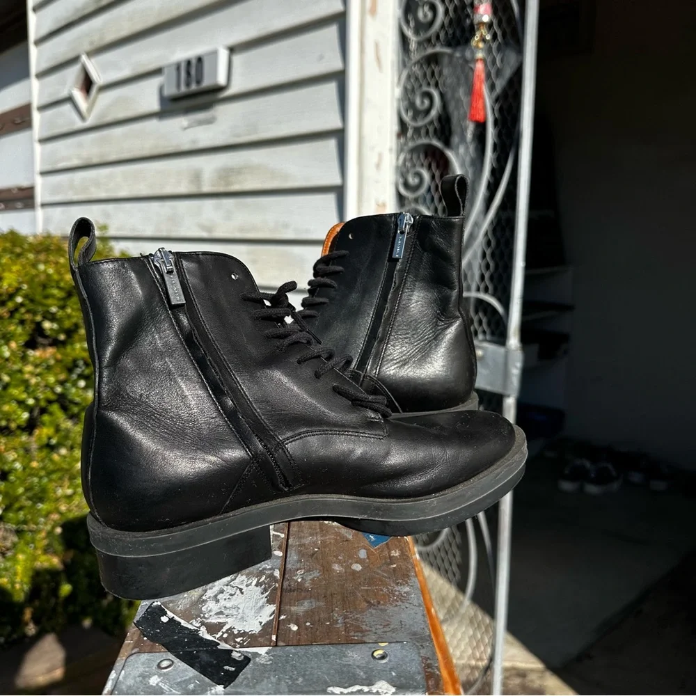 Vintage Cleregie Paris black lace up riding boots size EU 36.5 // US 6-6.5 - Picture 5 of 7